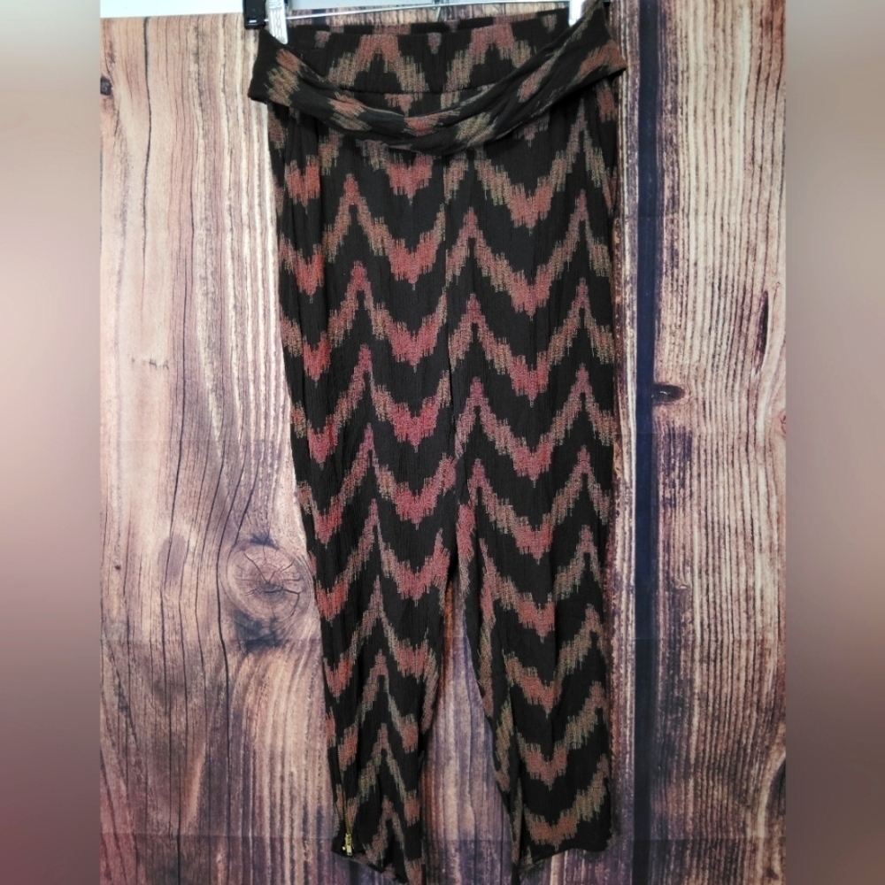 Free People Stylish Zigzag Patterned Women's Pants Size XS